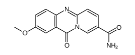 2-methoxy-11-oxo-11H-pyrido[2,1-b]quinazoline-8-carboxamide结构式