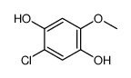 2-chloro-5-methoxybenzene-1,4-diol Structure