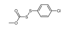 (p-Chlorophenyl)sulfenyl methyl thiocarbonate Structure