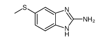 1H-Benzimidazol-2-amine,5-(methylthio)-(9CI)结构式