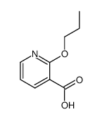 2-propoxy nicotinic acid Structure