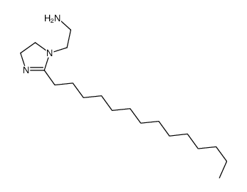 2-(2-tetradecyl-4,5-dihydroimidazol-1-yl)ethanamine Structure