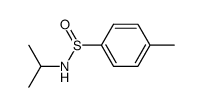 p-Toluolsulfinsaeure-isopropylamid Structure