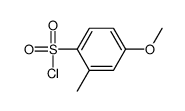 4-METHOXY-2-METHYL-BENZENESULFONYL CHLORIDE Structure