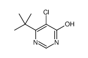 5-Chloro-6-tert-butyl-4-pyrimidinol结构式