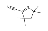 2,2,4,4-tetramethyl-3H-pyrrole-5-carbonitrile结构式