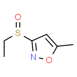 Isoxazole, 3-(ethylsulfinyl)-5-methyl- (9CI)结构式