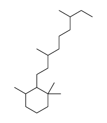 2-(3,7-dimethylnonyl)-1,1,3-trimethylcyclohexane Structure