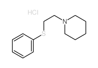 1-(2-phenylsulfanylethyl)piperidine Structure