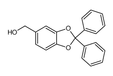 2,2-Diphenyl-1,3-benzodioxol-5-methanol结构式