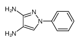 3,4-diamino-1-phenyl-1H-pyrazole Structure