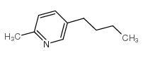 5-butyl-2-methylpyridine Structure