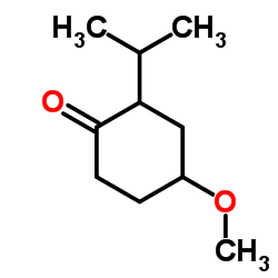 Cyclohexanone, 4-methoxy-2-(1-methylethyl)- (9CI) Structure