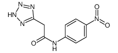 N-(4-Nitrophenyl)-1H-tetrazole-5-acetamide结构式