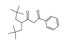 6,6-dimethyl-4-neopentyl-1-phenyl-heptane-1,3-dione结构式