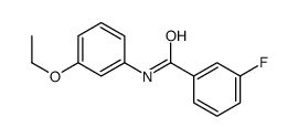 Benzamide, N-(3-ethoxyphenyl)-3-fluoro- (9CI)结构式