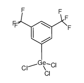 1-(trichlorogermyl)-3,5-bis(trifluoromethyl)benzene Structure