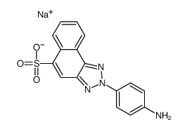 2-(4-Aminophenyl)-2H-naphtho[1,2-d]triazole-5-sulfonic acid sodium salt picture