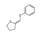 2-((phenylthio)methylene)tetrahydrothiophene结构式