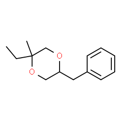 1,4-Dioxane,2-ethyl-2-methyl-5-(phenylmethyl)-(9CI) structure