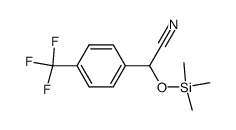 4-(Trifluormethyl)-α-(trimethylsiloxy)benzolacetonitril Structure