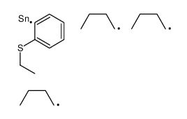 tributyl-(2-ethylsulfanylphenyl)stannane结构式