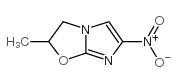 2-Methyl-6-nitro-2,3-dihydro-imidazo[2,1-b]oxazole结构式