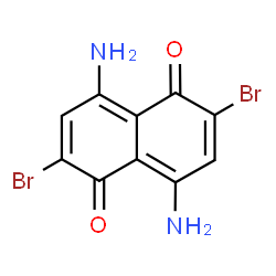 4,8-Diamino-2,6-dibromo-1,5-naphthoquinone Structure
