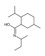 2-(isopropyl)-N-(1-methylpropyl)-5-methylcyclohexanecarboxamide结构式
