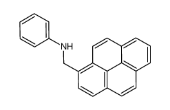 N-(pyren-1-ylmethyl)aniline结构式