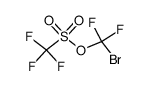 perfluorobromomethyl trifluoromethanesulfonate结构式