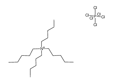 tetra-n-pentylammonium hexachlorophosphate结构式