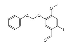 2-iodo-4-methoxy-5-(phenoxymethoxy)benzaldehyde结构式