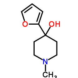 4-(2-Furyl)-1-methyl-4-piperidinol Structure