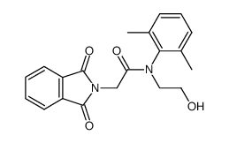 N-(2-hydroxyethyl)-2-phthalimidoaceto-2',6'-xylidide Structure