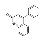 (Z)-3-Phenyl-3-(2-pyridyl)acrylamide结构式