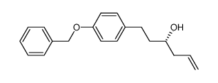(-)-(αS)-4-(phenylmethoxy)-α-(prop-2-en-1-yl)benzenepropanol Structure