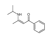 (Z)-3-(isopropylamino)-1-phenylbut-2-en-1-one Structure