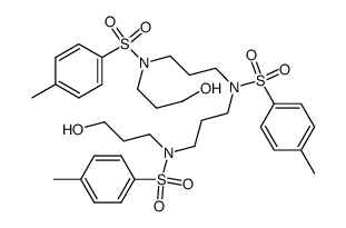 4,8,12-tri(p-toluenesulfonyl)-4,8,12-triazapentadecane-1,15-diol Structure