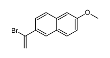 2-(1-bromoethenyl)-6-methoxynaphthalene结构式