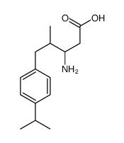 3-氨基-4-(4-异丙基苄基)-戊酸结构式