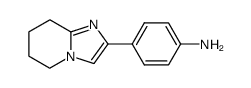 4-(5,6,7,8-tetrahydroimidazo[1,2-a]pyridin-2-yl)phenylamine Structure