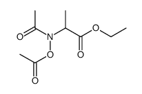 ethylN-acetoxy-N-acetylalaninate结构式