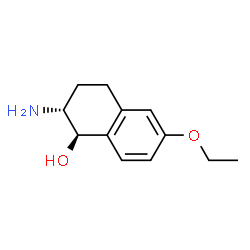 1-Naphthalenol,2-amino-6-ethoxy-1,2,3,4-tetrahydro-,trans-(9CI) Structure