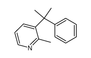 Pyridine, 2-methyl-3-(1-methyl-1-phenylethyl)- (9CI) structure