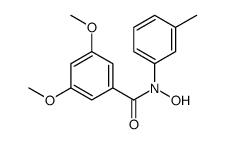 N-hydroxy-3,5-dimethoxy-N-(3-methylphenyl)benzamide Structure