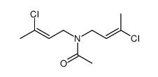 N,N-bis(3-chlorobut-2-enyl)acetamide结构式