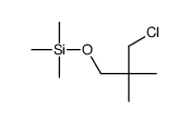 (3-chloro-2,2-dimethylpropoxy)-trimethylsilane Structure