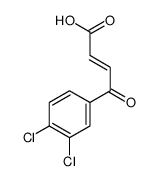 (E)-4-(3,4-dichlorophenyl)-4-oxo-but-2-enoic acid structure