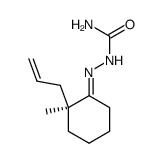 Hydrazinecarboxamide, 2-[(2S)-2-methyl-2-(2-propenyl)cyclohexylidene]-, (2E)- (9CI) Structure